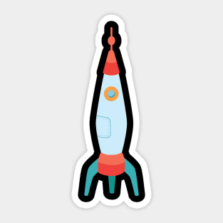 Space RocketShip Sticker